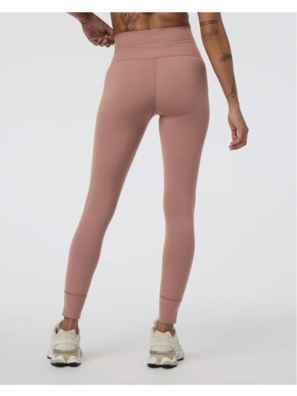 VUORI Daily Legging Womens S Sedona Brown Mauve Drawstring High-Waisted Leggings - Picture 14 of 15